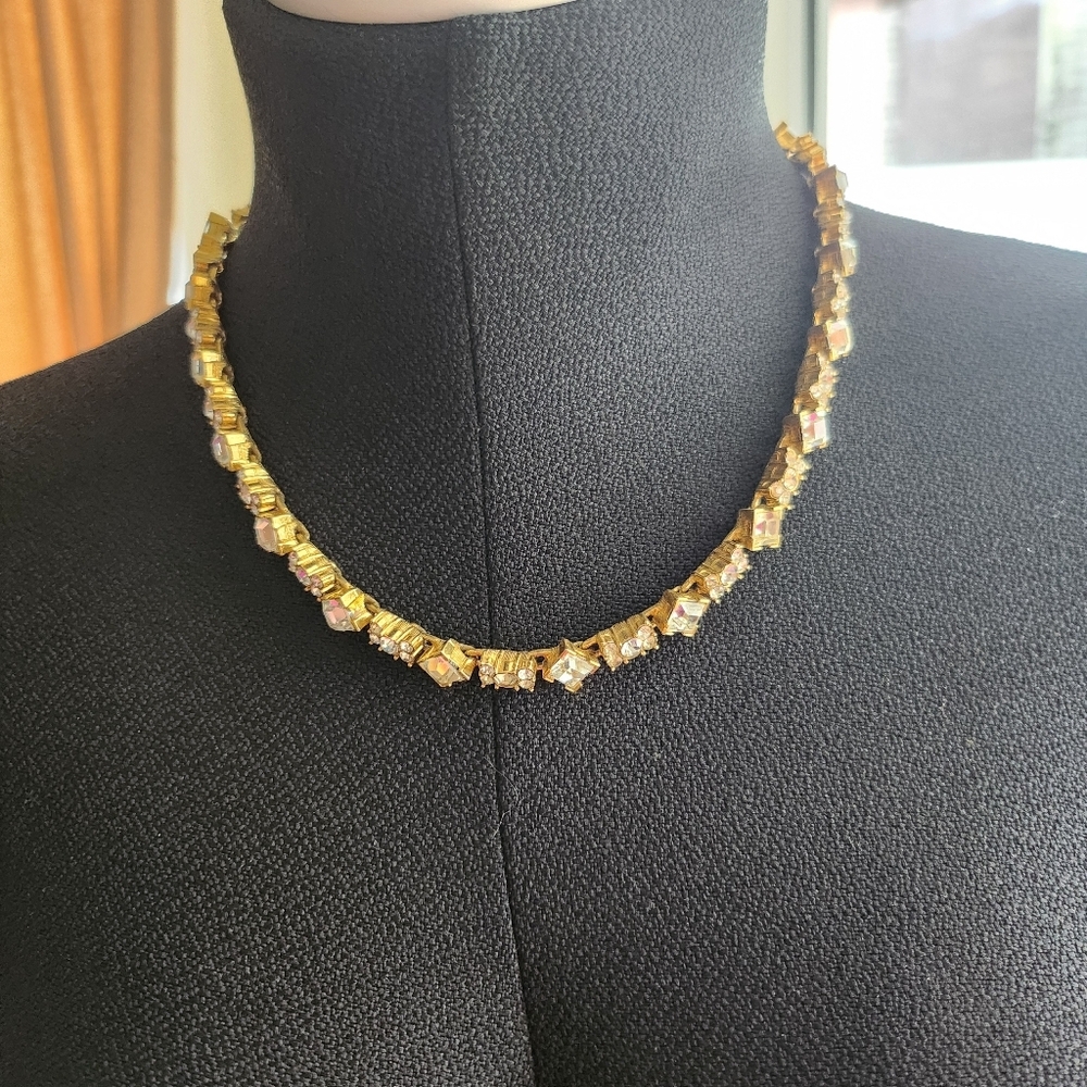 Monet Swarovski necklace